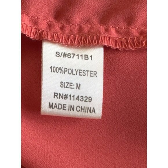 Poetry Multicolor Adjustable Spaghetti Strap Elastic Waist Romper Women's Sz M - Picture 9 of 11